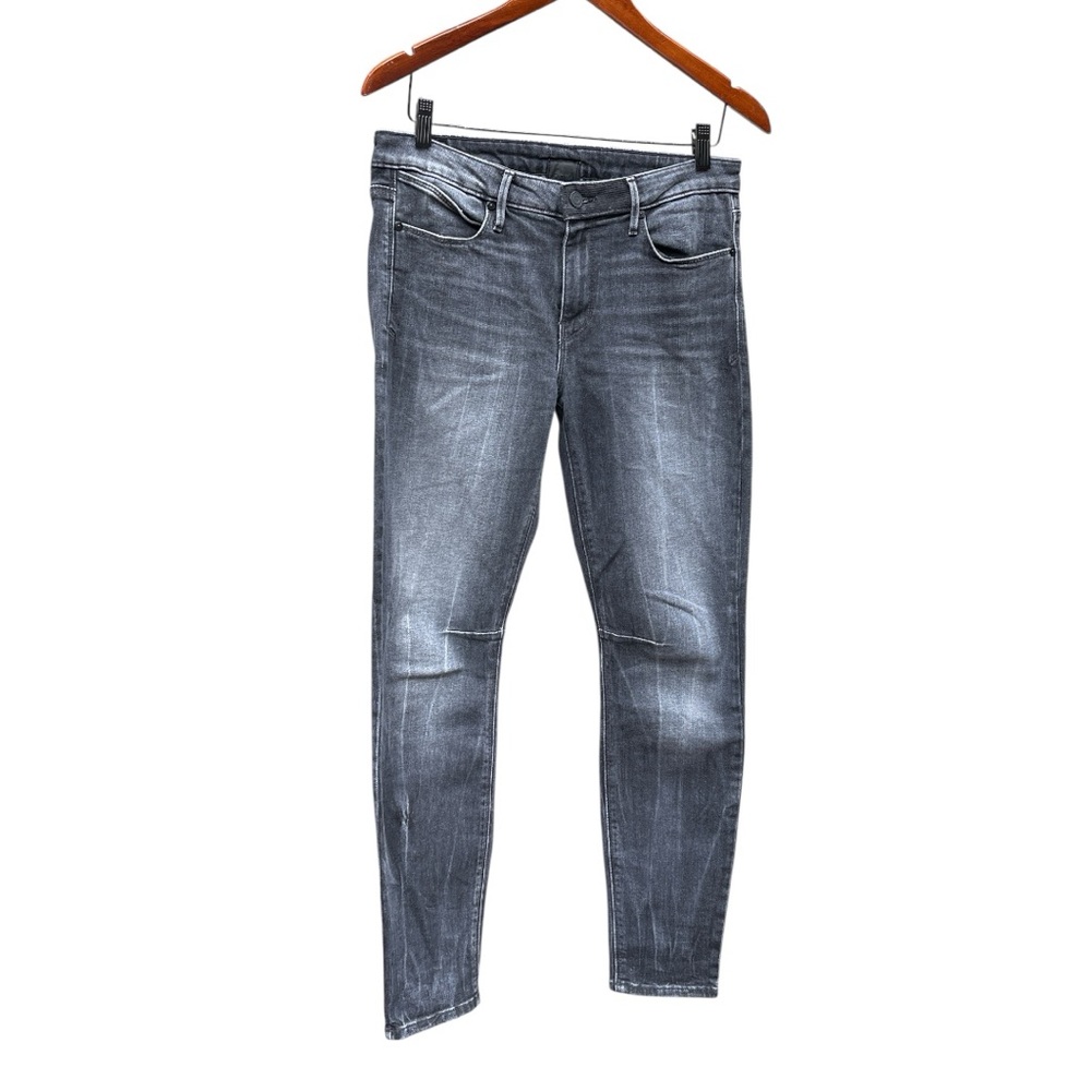 RTA (Road to Awe) SZ 28 blue distressed stretch skinny mid rise jean